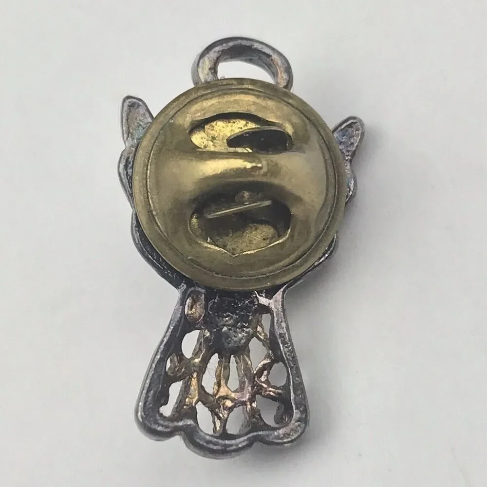 Angel Pin Brooch Vintage Small Christian